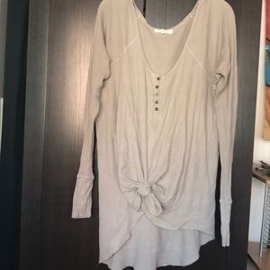 Waffle tunic